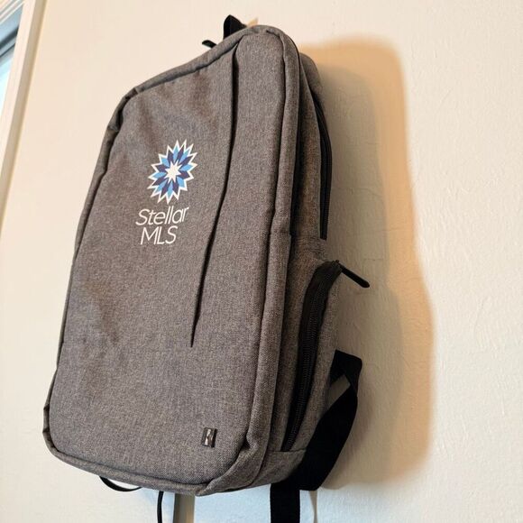 Kapston Pierce Laptop Ipad  Stellar MLS Logo Heather Gray Backpack Bag Large